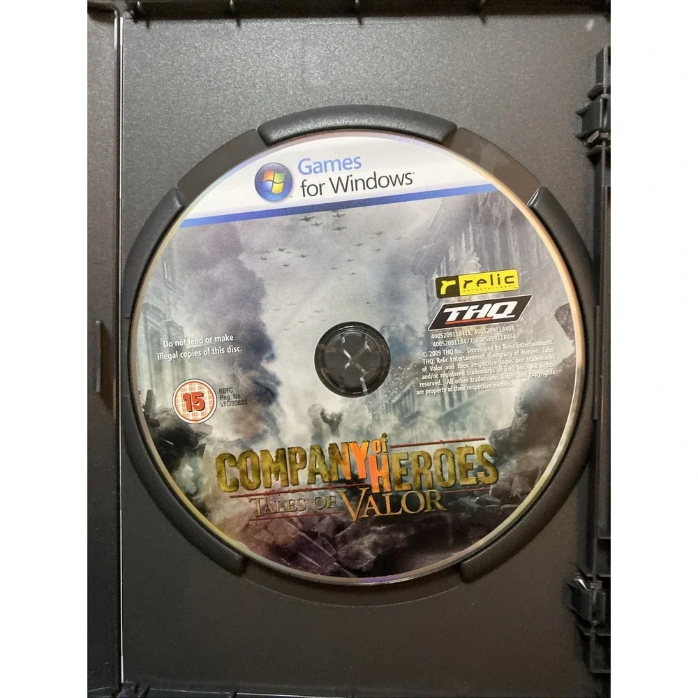 THQ Company Of Heroes Tales Of Valor Strategy Action WWII PC Windows Game